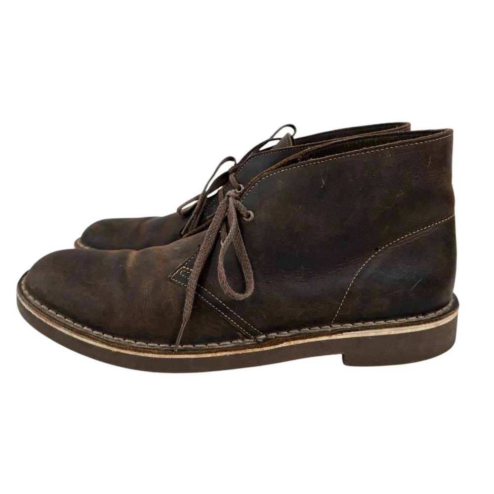 Clark's Bushacre Chukka Boots Dark Brown Men's Size 11 Model 15522